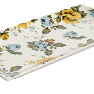The Pioneer Woman Floral Tray - Cream, Yellow, and Blue